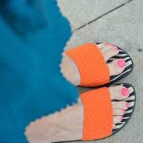 ZEE ALEXIS New GEM Sandal Mule Slide Wedge Soft Comfort NIB Tropical Coral Women - Picture 3 of 5